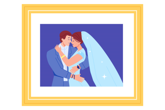 Capturing Joy: Using Wedding Photo Frame Graphics