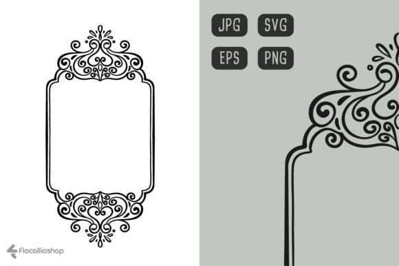 Elegant Wedding Frame #054: A Versatile Vector Design Asset