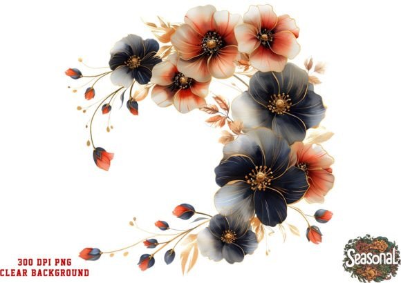 Embrace the Flower Season: Watercolor Wedding Floral Graphics