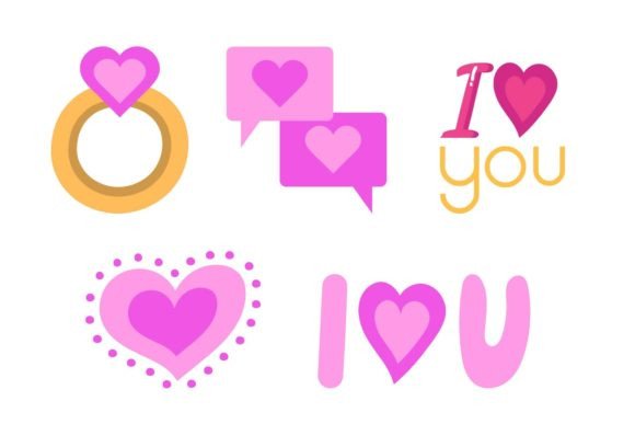 Set Valentine Wedding: A Romantic Font for Every Design