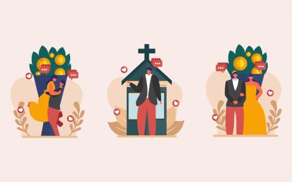 Wedding Celebration Flat Bundle: Your All-in-One Design Toolkit