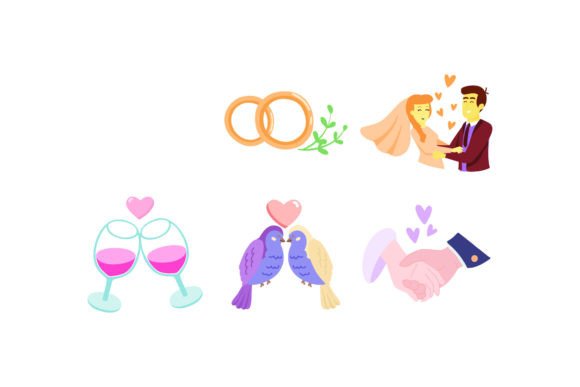 Wedding Couple Set: A Complete Design Asset for Modern Creators